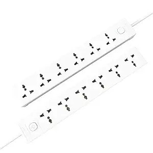 Cablet 6010 - 6 Universal Socket, 1 Switch and Heavy Duty Cable 6 Socket Extension Boards